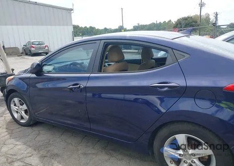 2013 Hyundai Elantra Gls из США, поврежденный, VIN 5NPDH4AE3DH272157